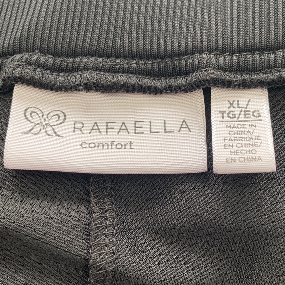 Rafaella Black Skort with Elastic Waist Size XL - Picture 3 of 13